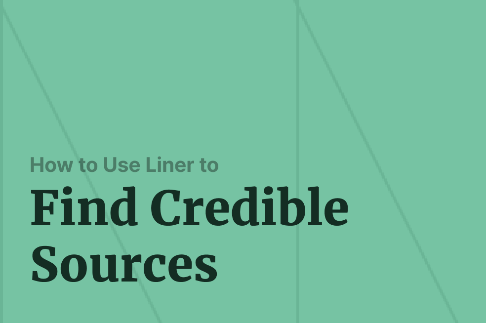 How Liner Can Help You Write Essays with Trusted Sources