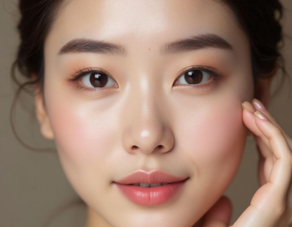 클래식 눈썹 라인